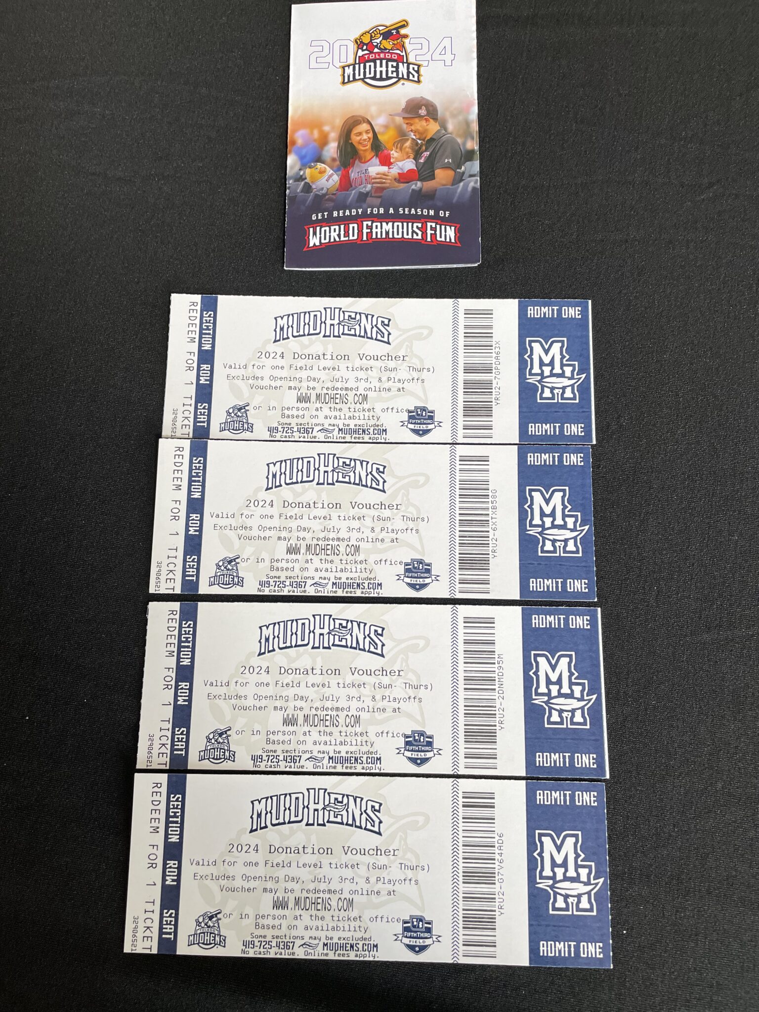 CPC Women's Health Resource Toledo Mud Hen 2024 Tickets (Four) CPC